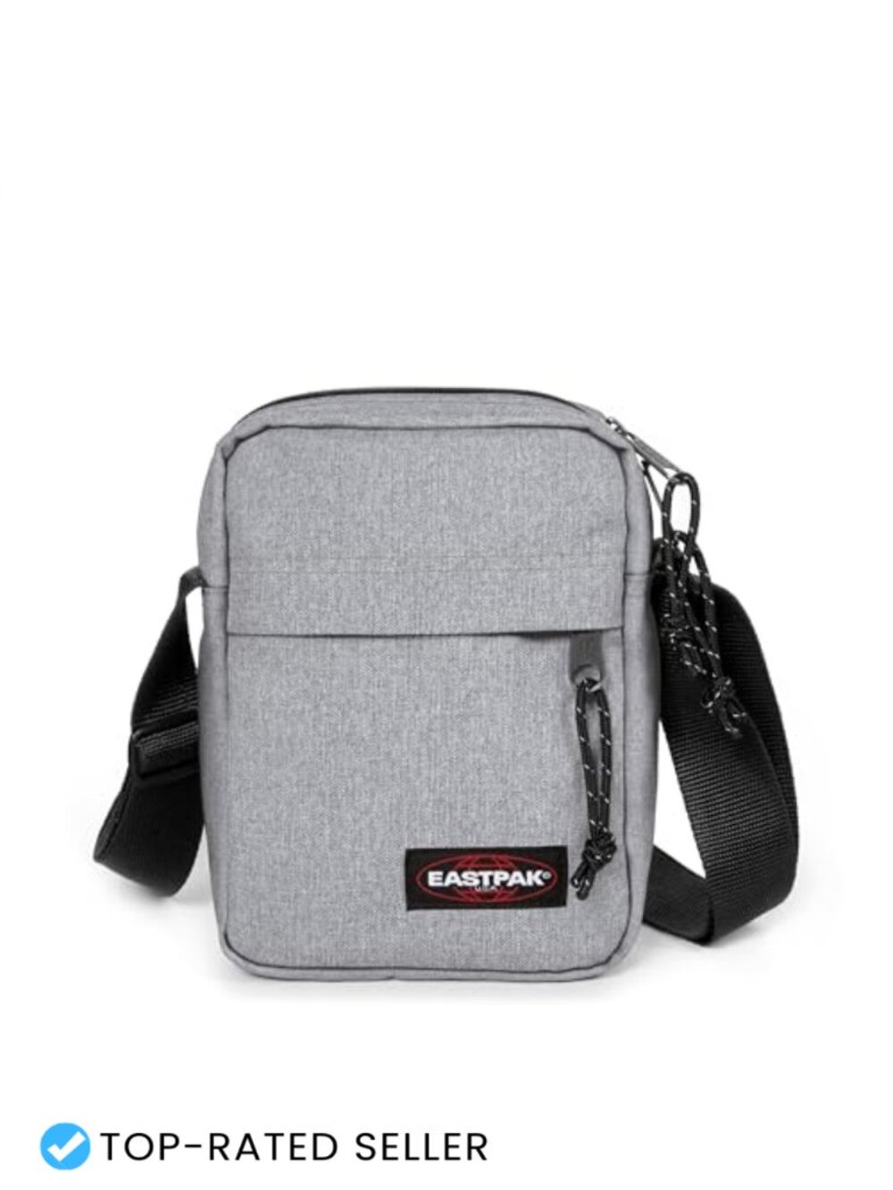 Compact Crossbody Bag with Multiple Zippered Pockets, Adjustable Strap,